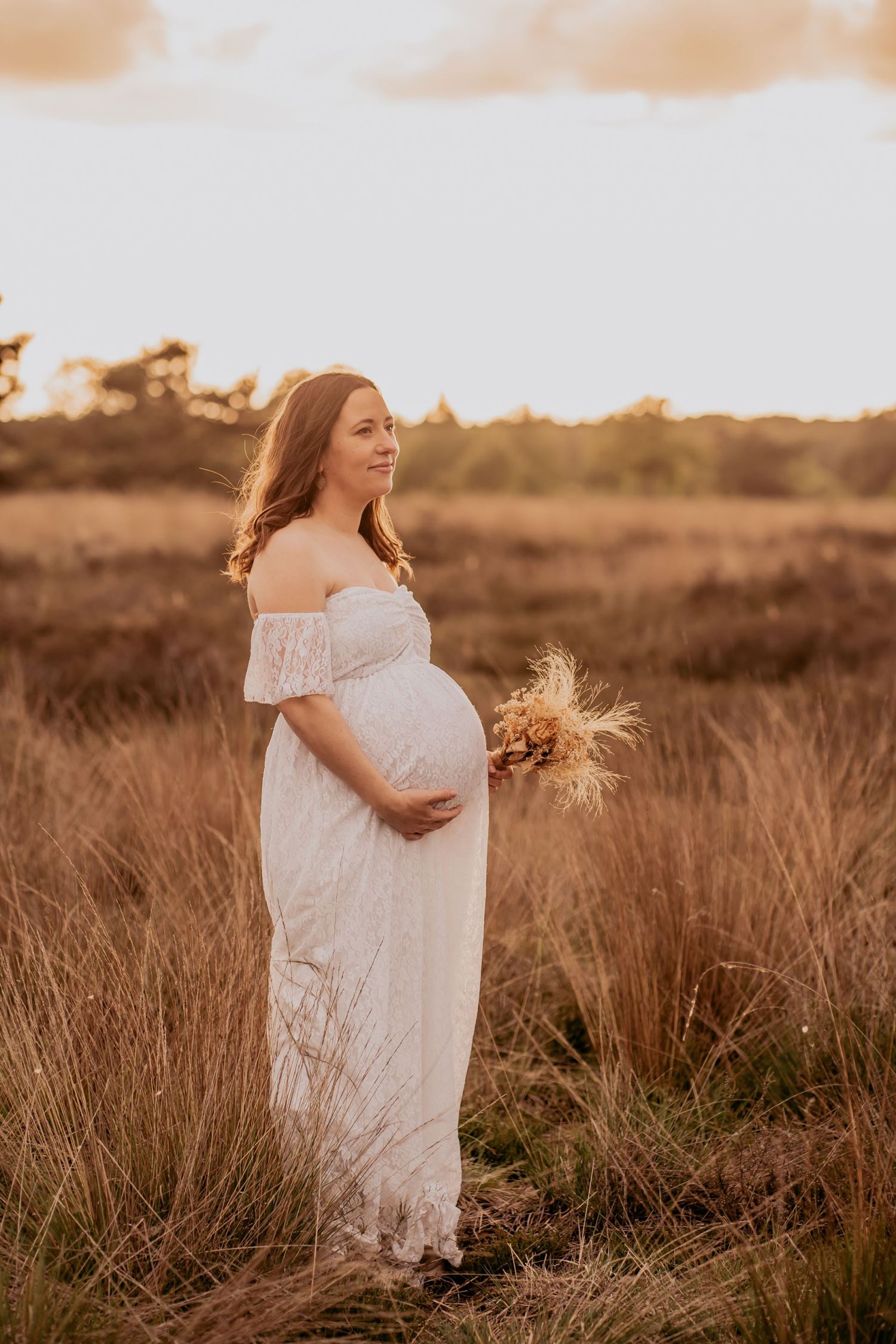 Bohemian fotoshoot te Antwerpen Golden hour fotoshoot in boho style door de fotograaf te Antwerpen.
