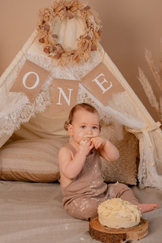 Cake Smash door de fotograaf te Ravels