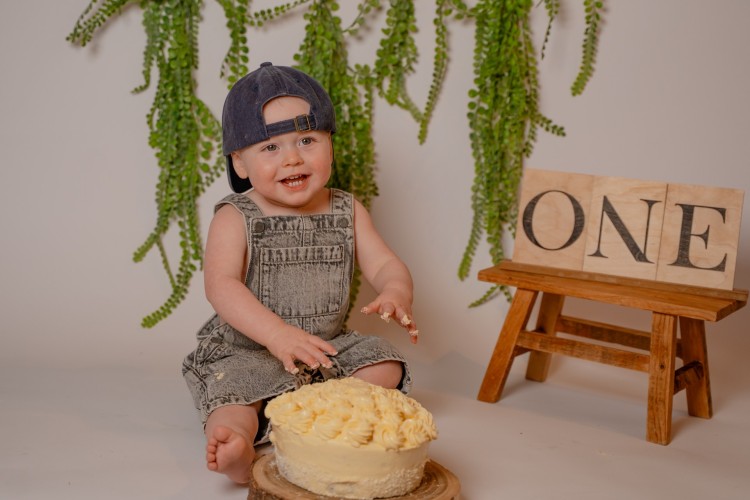 Cake Smash door de fotograaf te Ravels